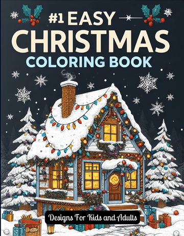 #1 christmas coloring book