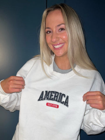 usa crewneck sweatshirt