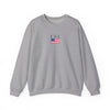 Embroidered American Flag+USA Crewneck