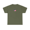 USA Flag Chest Tee — Minimal American Pride T-Shirt