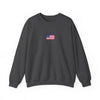 Embroidered American Flag+USA Crewneck