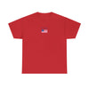 USA Flag Chest Tee — Minimal American Pride T-Shirt