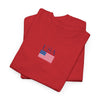 USA Flag Chest Tee — Minimal American Pride T-Shirt