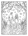 50 Valentines Day Coloring Book  [EASY] [50+ Designs + DOWNLOAD for Immediate Access!]