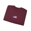 Embroidered American Flag+USA Crewneck