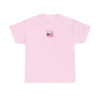 USA Flag Chest Tee — Minimal American Pride T-Shirt