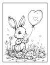 50 Valentines Day Coloring Book  [EASY] [50+ Designs + DOWNLOAD for Immediate Access!]