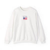 Embroidered American Flag+USA Crewneck