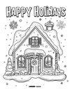 #1 Christmas Coloring Book [EASY] [50+ Designs + Immediate Access!]