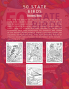 50 State Birds Coloring Book  [EASY] [50+ Designs + Immediate Access!]