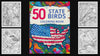50 State Birds Coloring Book  [EASY] [50+ Designs + Immediate Access!]