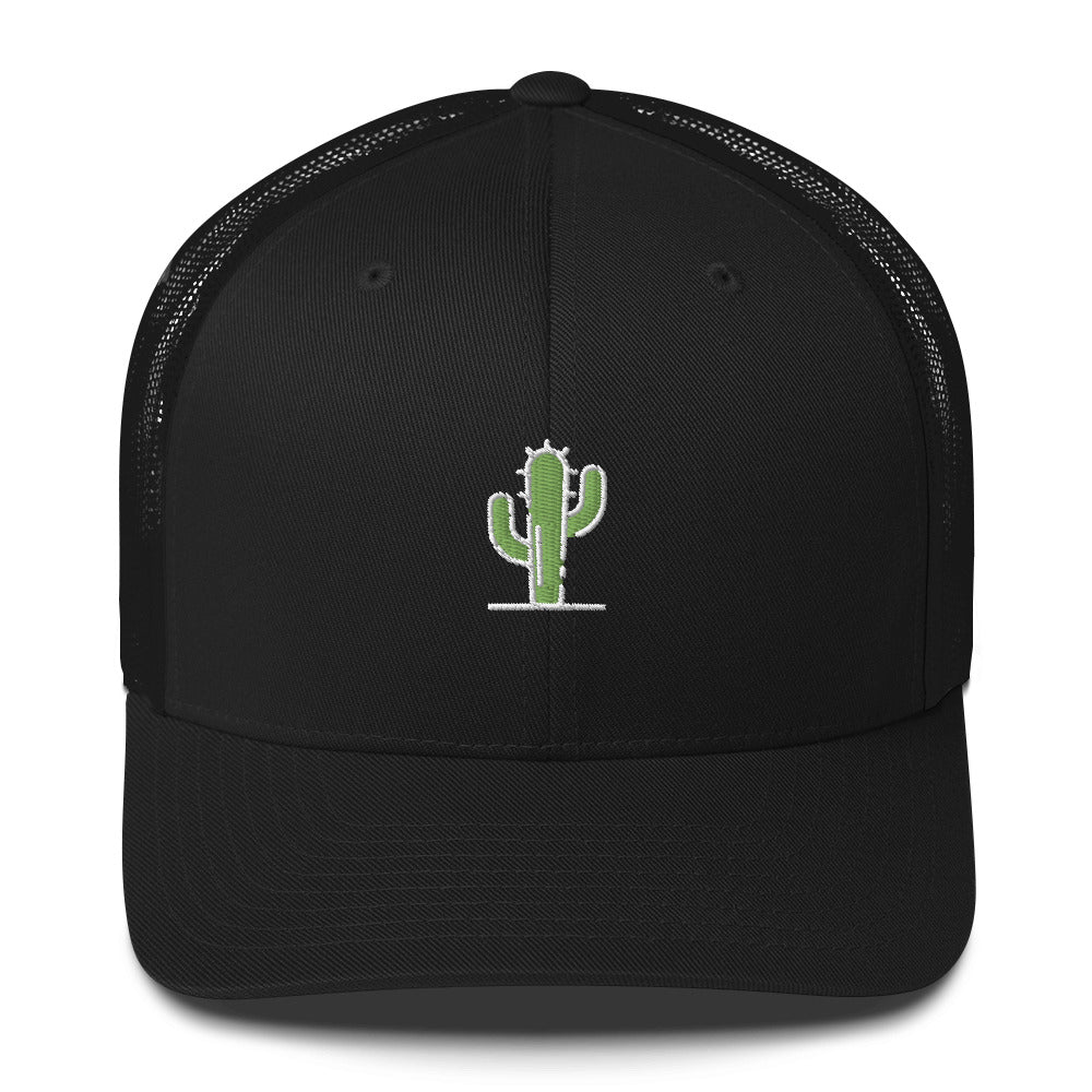 Embroidered Cactus Trucker Cap