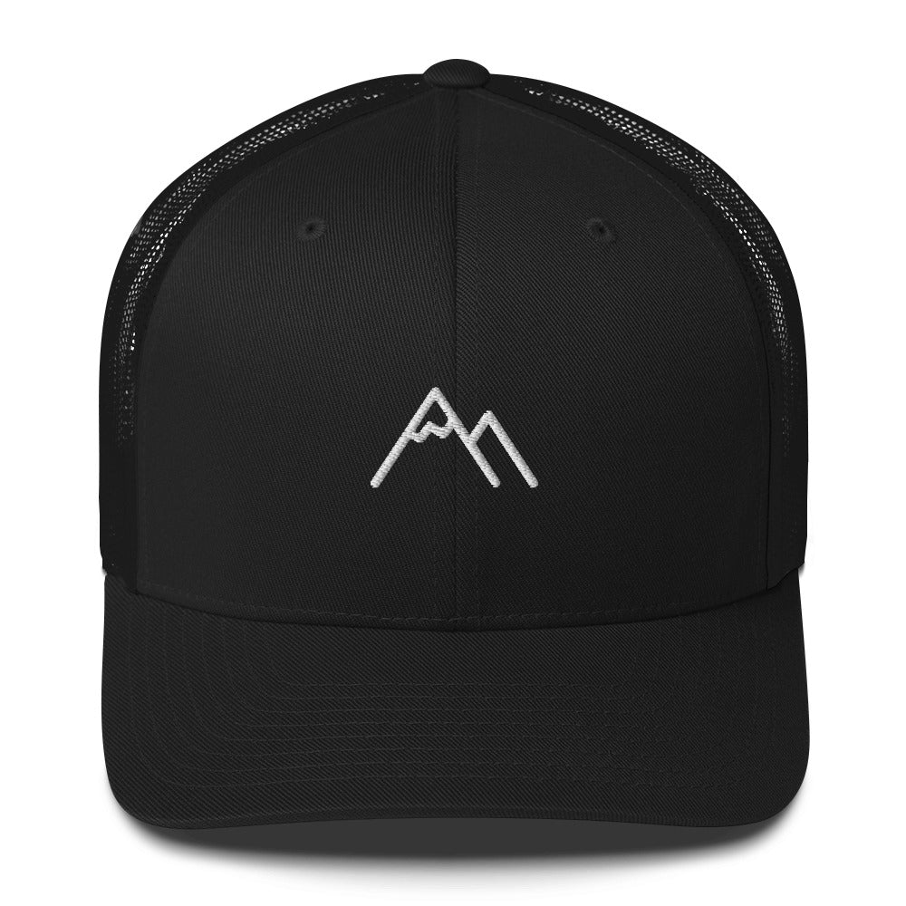 Embroidered Mountains Trucker Cap