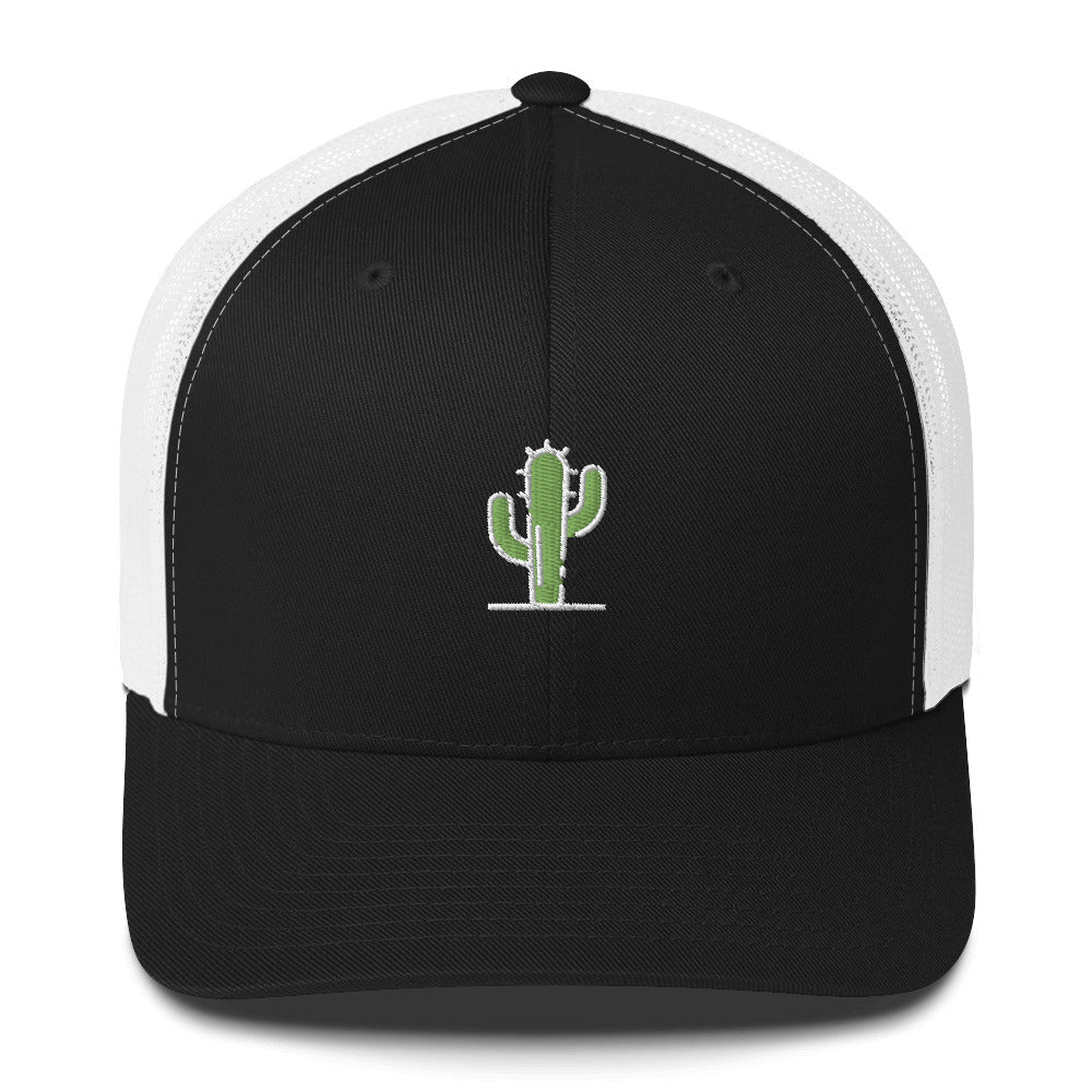 Embroidered Cactus Trucker Cap