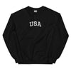 Embroidered USA Crewneck