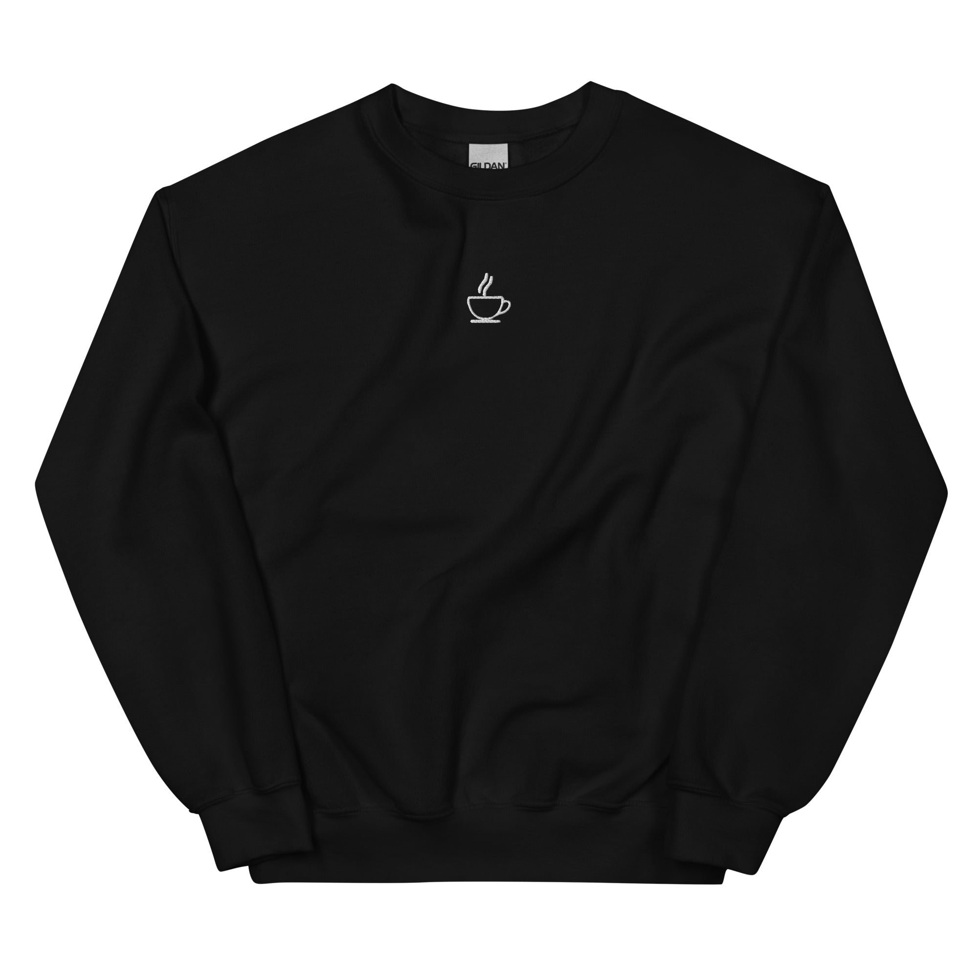 Embroidered Coffee Cup Crewneck