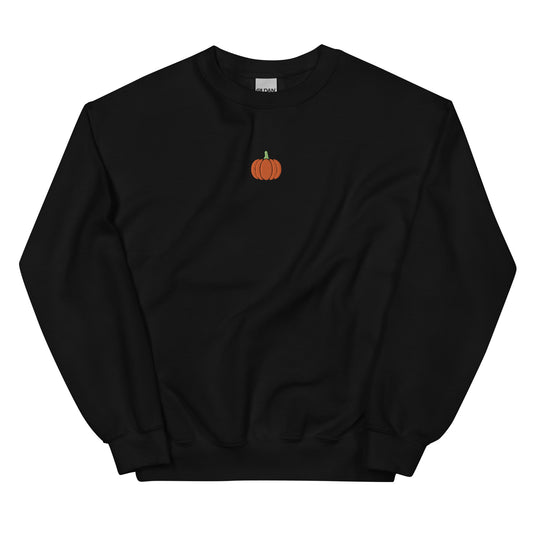 Embroidered Unisex Pumpkin Sweatshirt