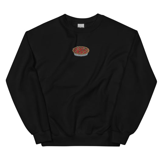 Embroidered Unisex Pie Sweatshirt