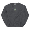 Embroidered Unisex Cactus Crewneck