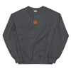 Embroidered Unisex Pumpkin Sweatshirt