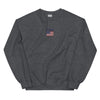 Embroidered Unisex American Flag+USA Crewneck