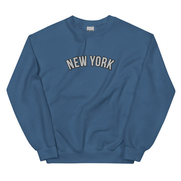 Embroidered New York Crewneck