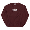 Embroidered USA Crewneck