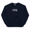 Embroidered USA Crewneck
