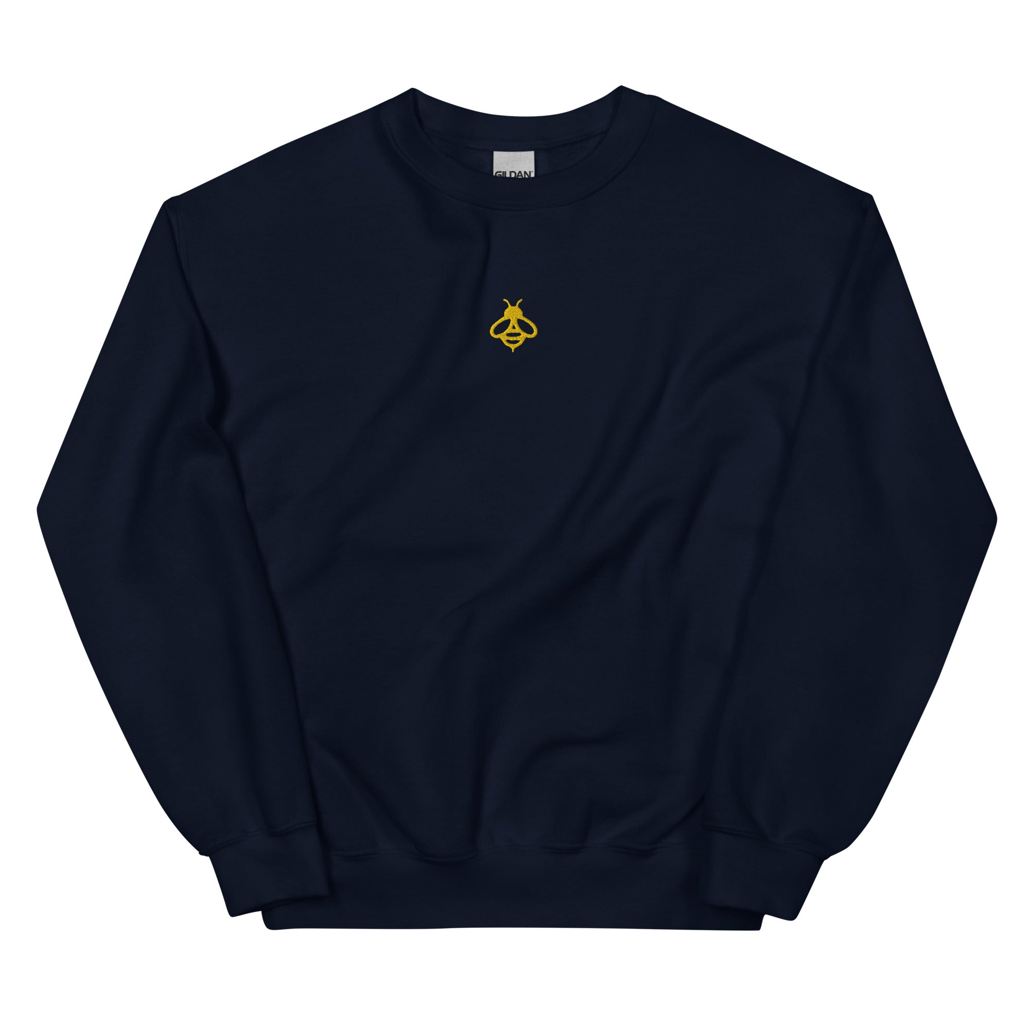 Embroidered Bumble Bee Crewneck