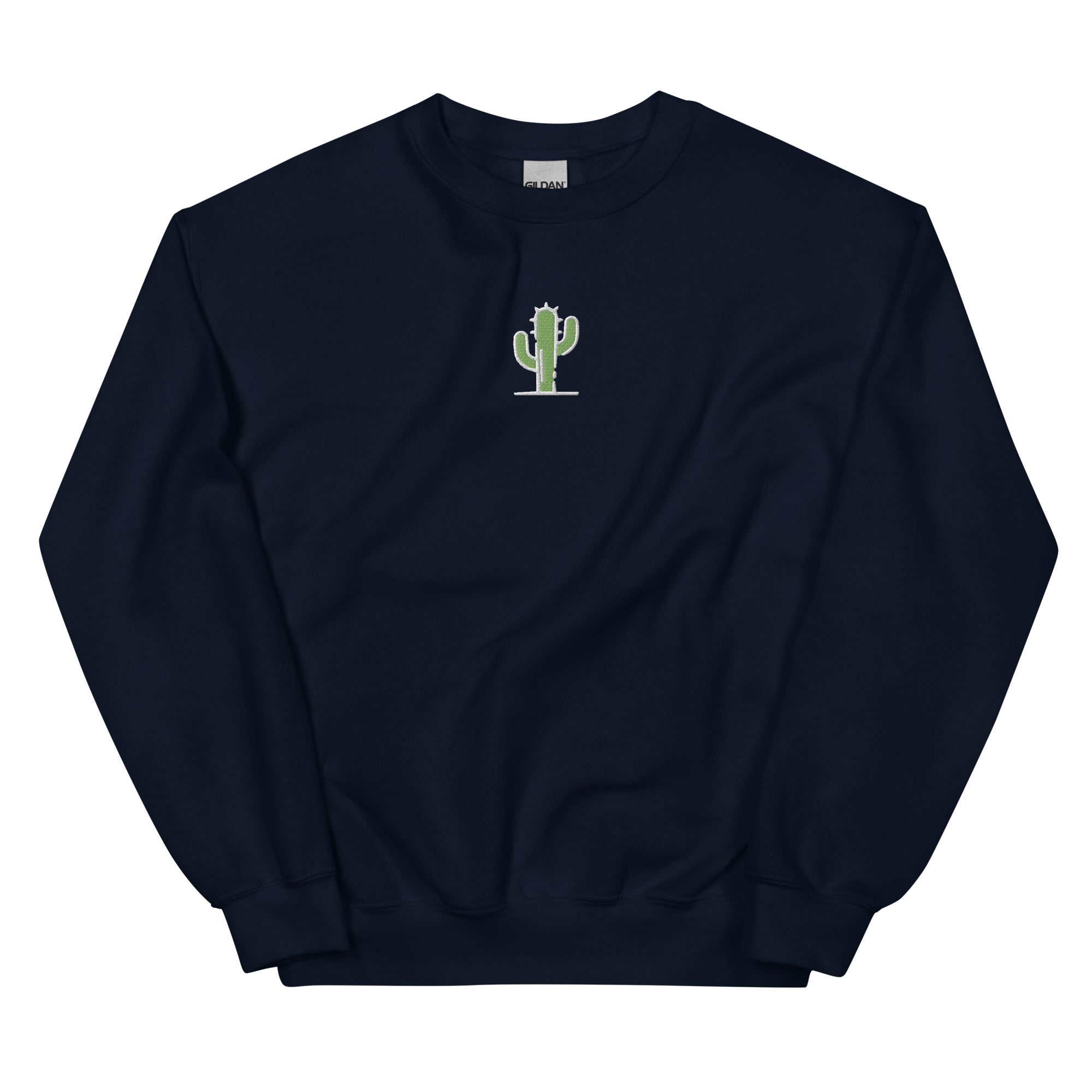 Embroidered Unisex Cactus Crewneck