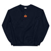 Embroidered Unisex Pumpkin Sweatshirt