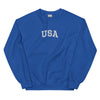Embroidered USA Crewneck