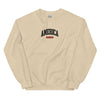 Embroidered Unisex America Est Crewneck