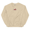 Embroidered Unisex USA Flag Pickup Truck Crewneck