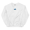 Embroidered Wave Crewneck