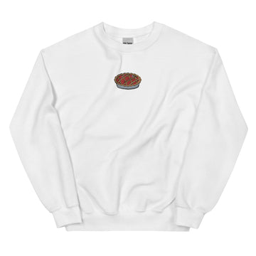 Embroidered Unisex Pie Sweatshirt