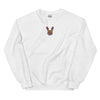 Embroidered Unisex Reindeer Crewneck