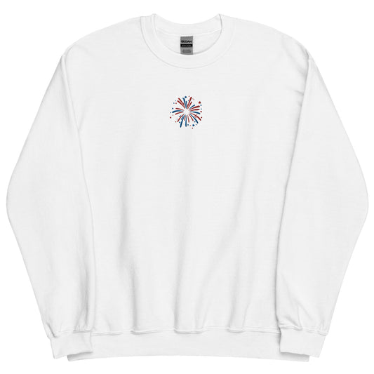 Unisex Firework Crew Neck Sweatshirt