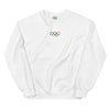 Embroidered Olympic Rings Unisex Crewneck